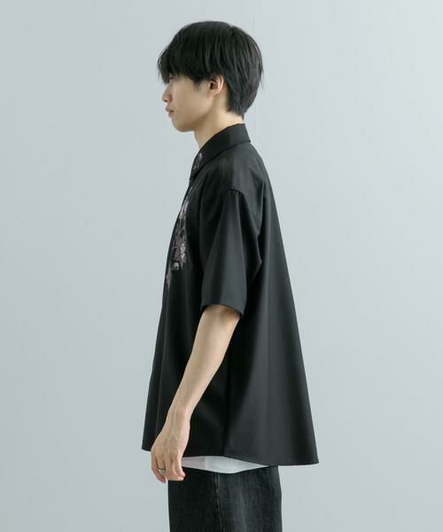 SENSE OF PLACE by URBAN RESEARCH / センスオブプレイス バイ アーバンリサーチ シャツ・ブラウス | ボタニカルシシュウシャツ(5分袖) | 詳細26
