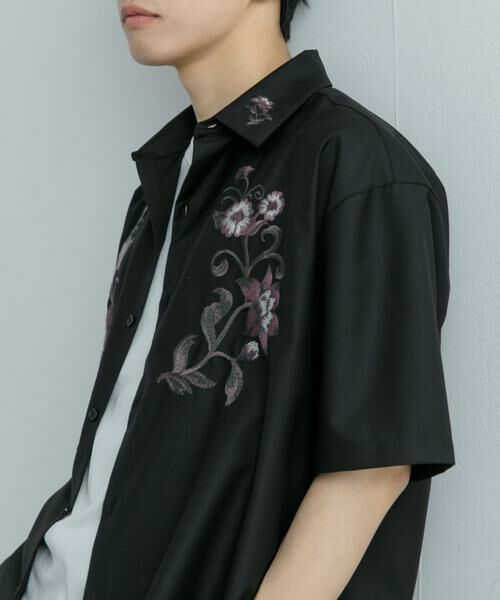 SENSE OF PLACE by URBAN RESEARCH / センスオブプレイス バイ アーバンリサーチ シャツ・ブラウス | ボタニカルシシュウシャツ(5分袖) | 詳細13