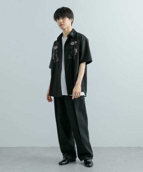 SENSE OF PLACE by URBAN RESEARCH / センスオブプレイス バイ アーバンリサーチ シャツ・ブラウス | ボタニカルシシュウシャツ(5分袖) | 詳細17