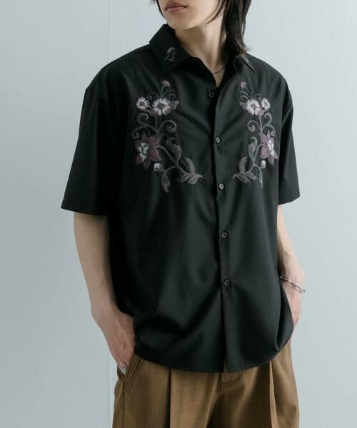 SENSE OF PLACE by URBAN RESEARCH / センスオブプレイス バイ アーバンリサーチ シャツ・ブラウス | ボタニカルシシュウシャツ(5分袖) | 詳細19