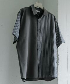 SENSE OF PLACE by URBAN RESEARCH / センスオブプレイス バイ アーバンリサーチ シャツ・ブラウス | ストライプブロックドシャツ(5分袖)