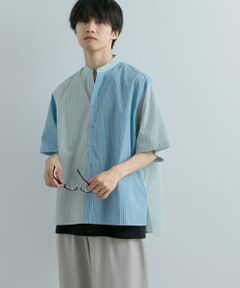 SENSE OF PLACE by URBAN RESEARCH / センスオブプレイス バイ アーバンリサーチ シャツ・ブラウス | 『ユニセックス』ストライプブロックドルーズシャツ