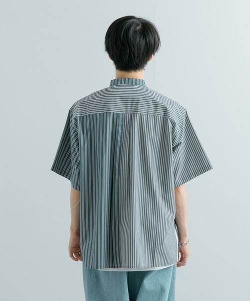 SENSE OF PLACE by URBAN RESEARCH / センスオブプレイス バイ アーバンリサーチ シャツ・ブラウス | 『ユニセックス』ストライプブロックドルーズシャツ | 詳細19