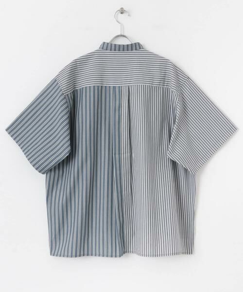SENSE OF PLACE by URBAN RESEARCH / センスオブプレイス バイ アーバンリサーチ シャツ・ブラウス | 『ユニセックス』ストライプブロックドルーズシャツ | 詳細21