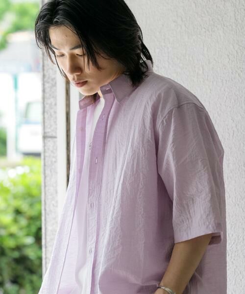 SENSE OF PLACE by URBAN RESEARCH / センスオブプレイス バイ アーバンリサーチ シャツ・ブラウス | ドローコードレギュラーカラーシャツ | 詳細1