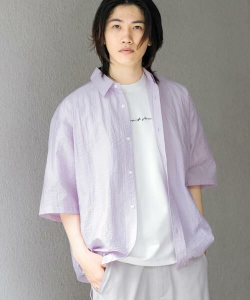 SENSE OF PLACE by URBAN RESEARCH / センスオブプレイス バイ アーバンリサーチ シャツ・ブラウス | ドローコードレギュラーカラーシャツ | 詳細3