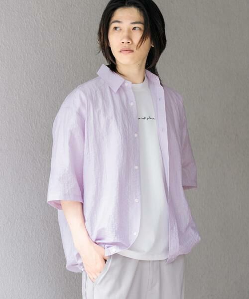 SENSE OF PLACE by URBAN RESEARCH / センスオブプレイス バイ アーバンリサーチ シャツ・ブラウス | ドローコードレギュラーカラーシャツ | 詳細4
