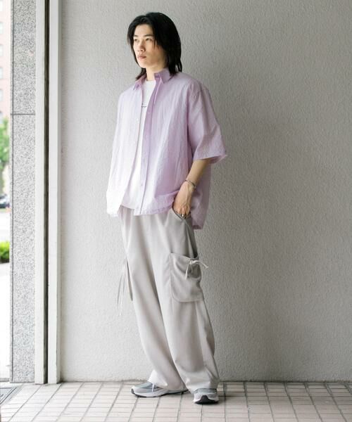 SENSE OF PLACE by URBAN RESEARCH / センスオブプレイス バイ アーバンリサーチ シャツ・ブラウス | ドローコードレギュラーカラーシャツ | 詳細7