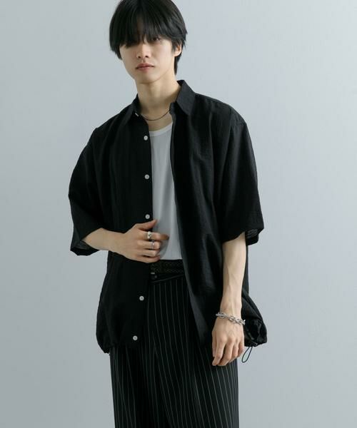 SENSE OF PLACE by URBAN RESEARCH / センスオブプレイス バイ アーバンリサーチ シャツ・ブラウス | ドローコードレギュラーカラーシャツ | 詳細15