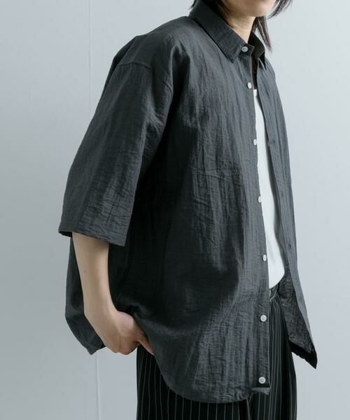 SENSE OF PLACE by URBAN RESEARCH / センスオブプレイス バイ アーバンリサーチ シャツ・ブラウス | ドローコードレギュラーカラーシャツ | 詳細30