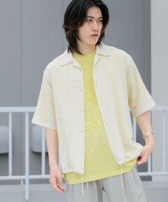 SENSE OF PLACE by URBAN RESEARCH / センスオブプレイス バイ アーバンリサーチ シャツ・ブラウス | シアーレースドローコードオープンカラーシャツ