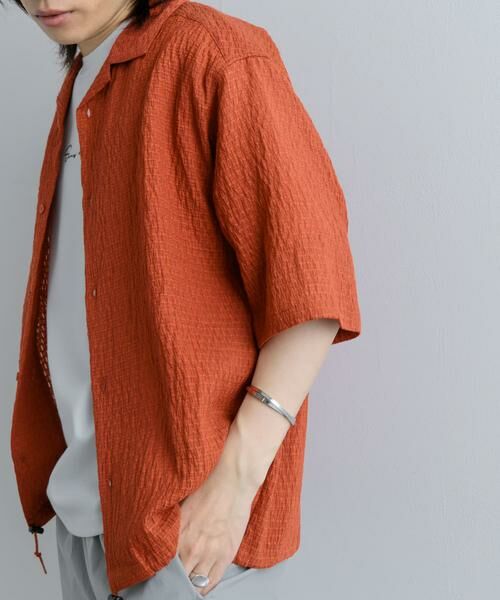 SENSE OF PLACE by URBAN RESEARCH / センスオブプレイス バイ アーバンリサーチ シャツ・ブラウス | シアーレースドローコードオープンカラーシャツ | 詳細1