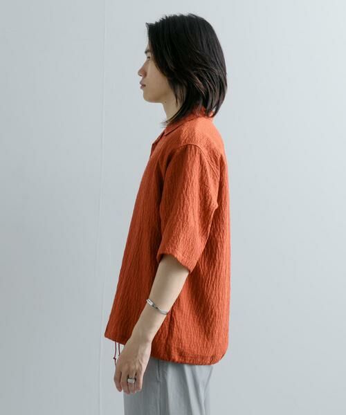 SENSE OF PLACE by URBAN RESEARCH / センスオブプレイス バイ アーバンリサーチ シャツ・ブラウス | シアーレースドローコードオープンカラーシャツ | 詳細10