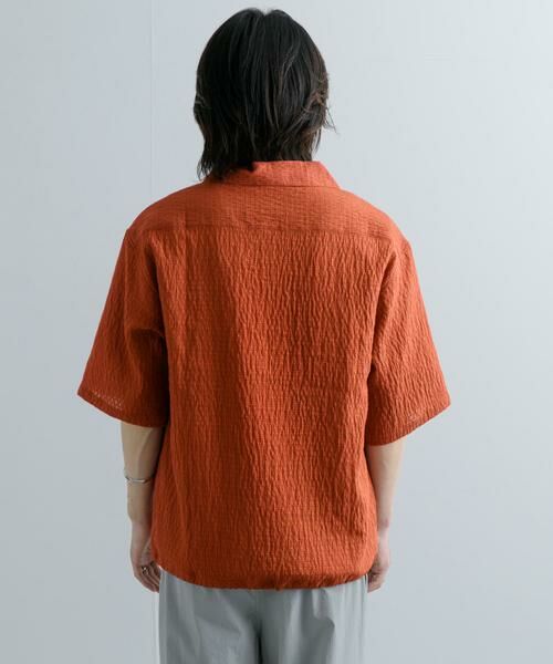 SENSE OF PLACE by URBAN RESEARCH / センスオブプレイス バイ アーバンリサーチ シャツ・ブラウス | シアーレースドローコードオープンカラーシャツ | 詳細11