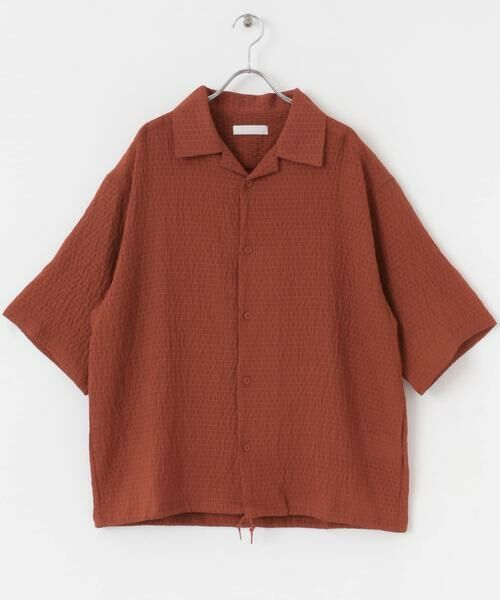 SENSE OF PLACE by URBAN RESEARCH / センスオブプレイス バイ アーバンリサーチ シャツ・ブラウス | シアーレースドローコードオープンカラーシャツ | 詳細12