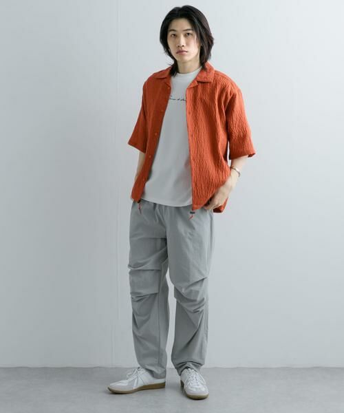 SENSE OF PLACE by URBAN RESEARCH / センスオブプレイス バイ アーバンリサーチ シャツ・ブラウス | シアーレースドローコードオープンカラーシャツ | 詳細8