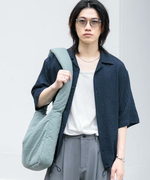 SENSE OF PLACE by URBAN RESEARCH / センスオブプレイス バイ アーバンリサーチ シャツ・ブラウス | シアーレースドローコードオープンカラーシャツ | 詳細15