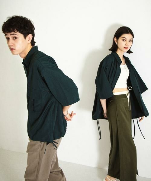 SENSE OF PLACE by URBAN RESEARCH / センスオブプレイス バイ アーバンリサーチ シャツ・ブラウス | CPOサイドデザインルーズシャツ | 詳細24