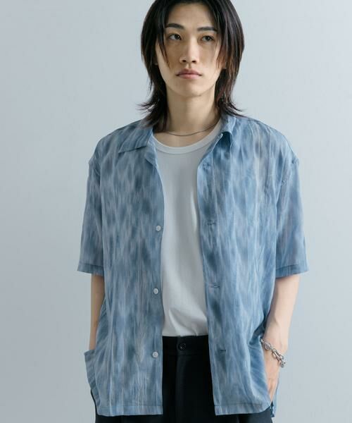 SENSE OF PLACE by URBAN RESEARCH / センスオブプレイス バイ アーバンリサーチ シャツ・ブラウス | マーブルプリントオープンカラーシャツ | 詳細23