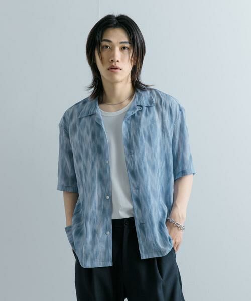 SENSE OF PLACE by URBAN RESEARCH / センスオブプレイス バイ アーバンリサーチ シャツ・ブラウス | マーブルプリントオープンカラーシャツ | 詳細24