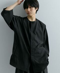 SENSE OF PLACE by URBAN RESEARCH / センスオブプレイス バイ アーバンリサーチ シャツ・ブラウス | ノーカラールーズシャツ(5分袖)