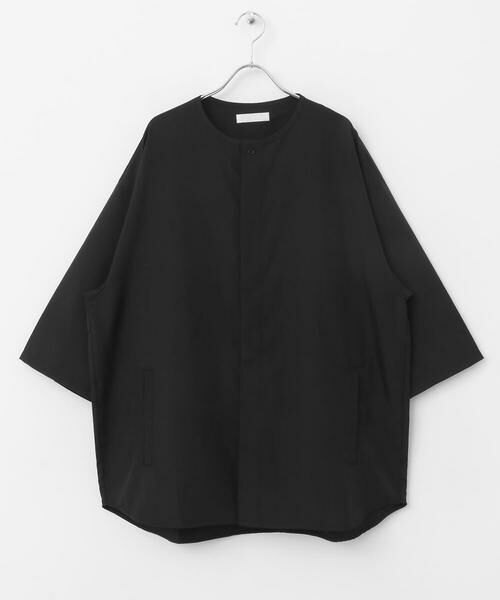 SENSE OF PLACE by URBAN RESEARCH / センスオブプレイス バイ アーバンリサーチ シャツ・ブラウス | ノーカラールーズシャツ(5分袖) | 詳細12