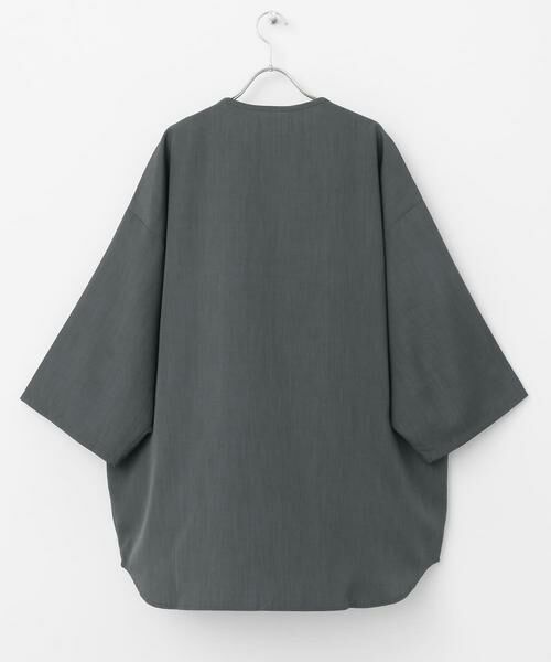 SENSE OF PLACE by URBAN RESEARCH / センスオブプレイス バイ アーバンリサーチ シャツ・ブラウス | ノーカラールーズシャツ(5分袖) | 詳細23