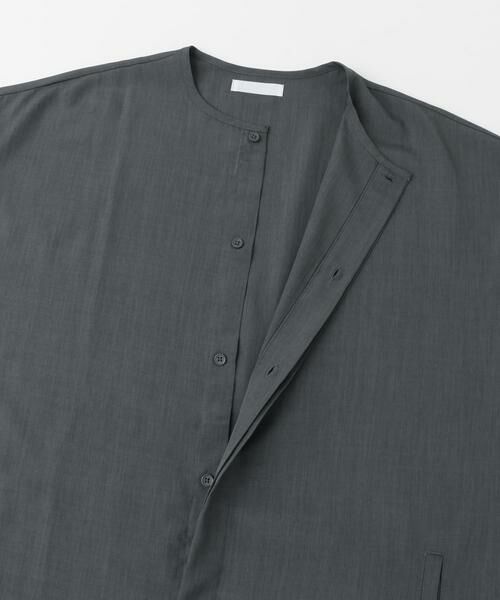 SENSE OF PLACE by URBAN RESEARCH / センスオブプレイス バイ アーバンリサーチ シャツ・ブラウス | ノーカラールーズシャツ(5分袖) | 詳細22