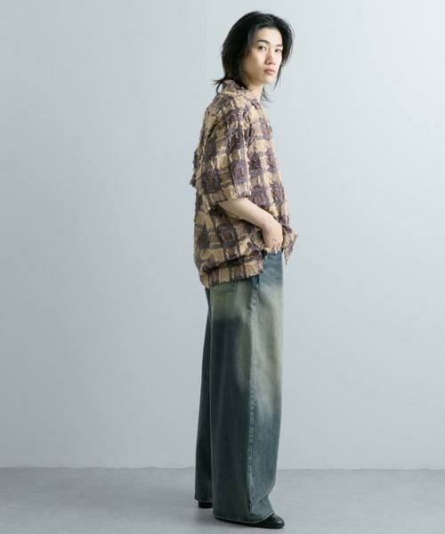 SENSE OF PLACE by URBAN RESEARCH / センスオブプレイス バイ アーバンリサーチ シャツ・ブラウス | フリンジオープンカラーシャツ(5分袖) | 詳細6