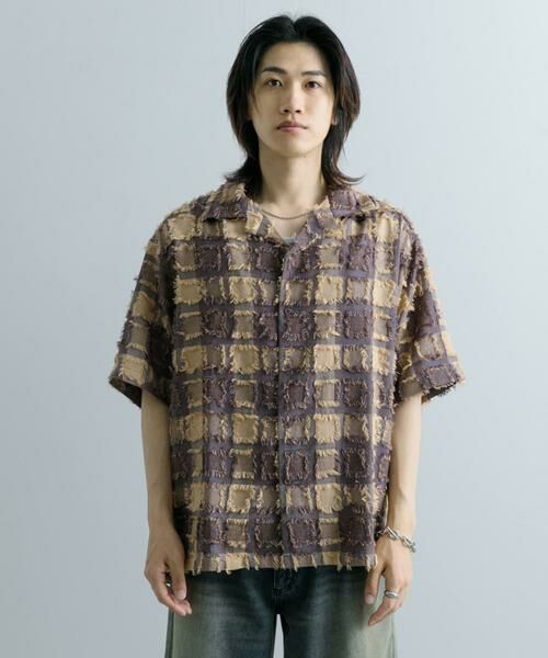 SENSE OF PLACE by URBAN RESEARCH / センスオブプレイス バイ アーバンリサーチ シャツ・ブラウス | フリンジオープンカラーシャツ(5分袖) | 詳細7