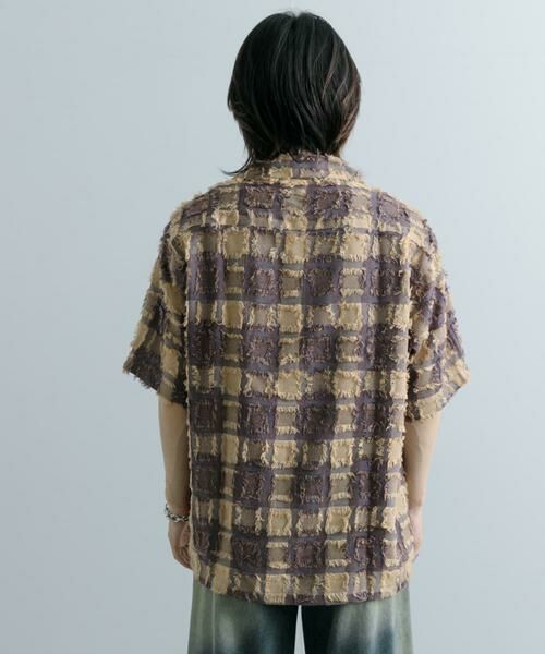 SENSE OF PLACE by URBAN RESEARCH / センスオブプレイス バイ アーバンリサーチ シャツ・ブラウス | フリンジオープンカラーシャツ(5分袖) | 詳細9
