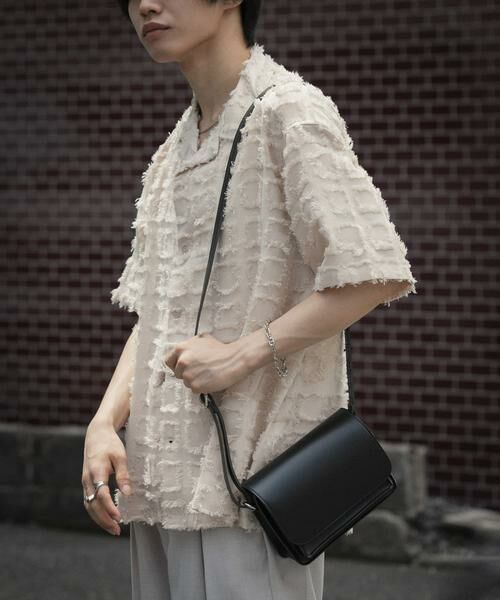 SENSE OF PLACE by URBAN RESEARCH / センスオブプレイス バイ アーバンリサーチ シャツ・ブラウス | フリンジオープンカラーシャツ(5分袖) | 詳細14