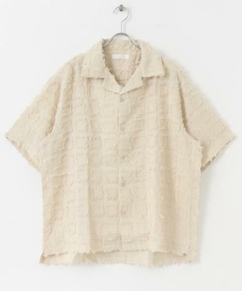 SENSE OF PLACE by URBAN RESEARCH / センスオブプレイス バイ アーバンリサーチ シャツ・ブラウス | フリンジオープンカラーシャツ(5分袖) | 詳細26