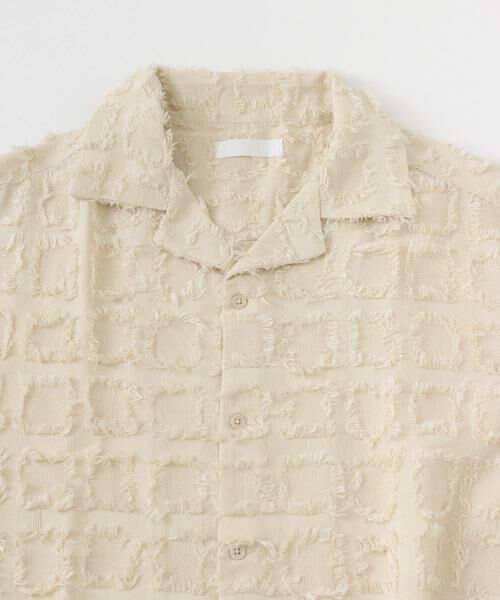 SENSE OF PLACE by URBAN RESEARCH / センスオブプレイス バイ アーバンリサーチ シャツ・ブラウス | フリンジオープンカラーシャツ(5分袖) | 詳細27