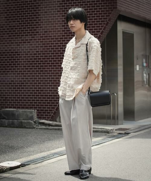 SENSE OF PLACE by URBAN RESEARCH / センスオブプレイス バイ アーバンリサーチ シャツ・ブラウス | フリンジオープンカラーシャツ(5分袖) | 詳細19