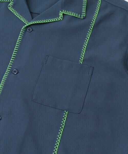 SENSE OF PLACE by URBAN RESEARCH / センスオブプレイス バイ アーバンリサーチ シャツ・ブラウス | ブランケットステッチショートスリーブシャツ | 詳細9