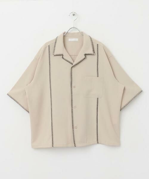 SENSE OF PLACE by URBAN RESEARCH / センスオブプレイス バイ アーバンリサーチ シャツ・ブラウス | ブランケットステッチショートスリーブシャツ | 詳細27