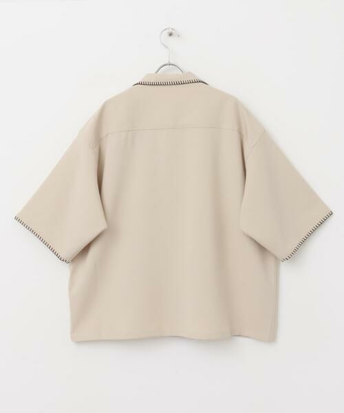 SENSE OF PLACE by URBAN RESEARCH / センスオブプレイス バイ アーバンリサーチ シャツ・ブラウス | ブランケットステッチショートスリーブシャツ | 詳細28