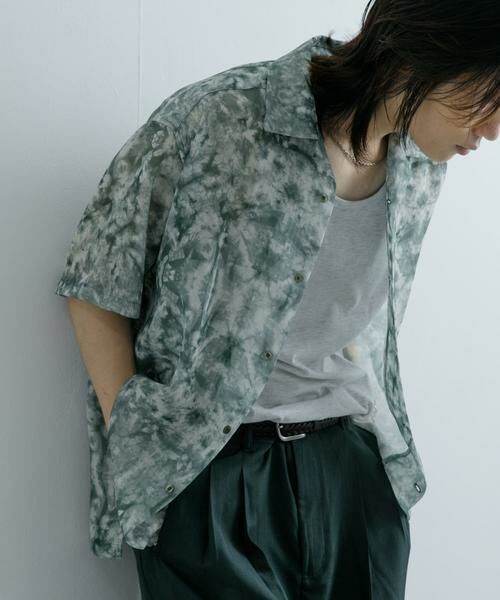 SENSE OF PLACE by URBAN RESEARCH / センスオブプレイス バイ アーバンリサーチ シャツ・ブラウス | シアープリントオープンカラーショートスリーブシャツ | 詳細2