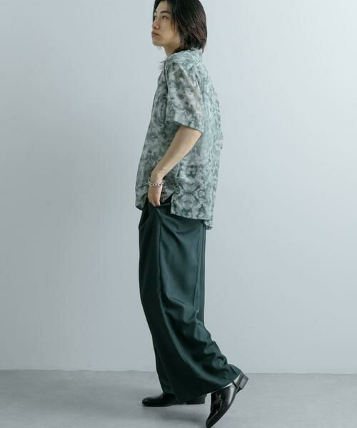 SENSE OF PLACE by URBAN RESEARCH / センスオブプレイス バイ アーバンリサーチ シャツ・ブラウス | シアープリントオープンカラーショートスリーブシャツ | 詳細7