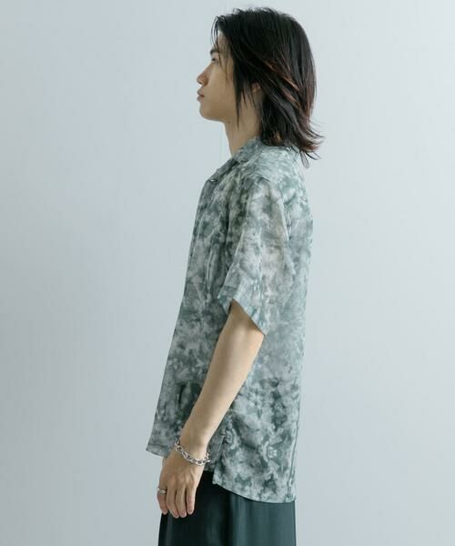 SENSE OF PLACE by URBAN RESEARCH / センスオブプレイス バイ アーバンリサーチ シャツ・ブラウス | シアープリントオープンカラーショートスリーブシャツ | 詳細9