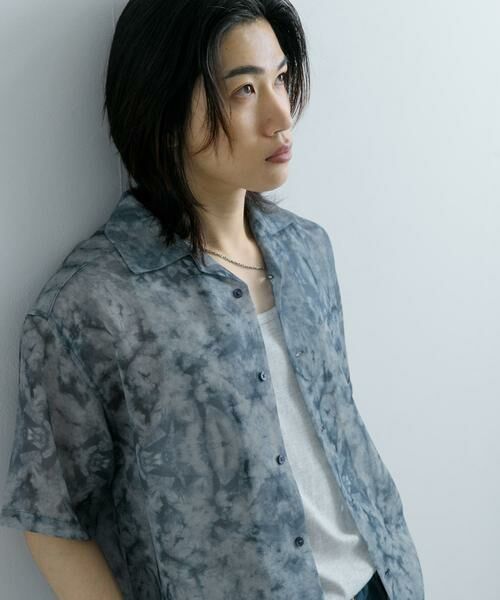 SENSE OF PLACE by URBAN RESEARCH / センスオブプレイス バイ アーバンリサーチ シャツ・ブラウス | シアープリントオープンカラーショートスリーブシャツ | 詳細13