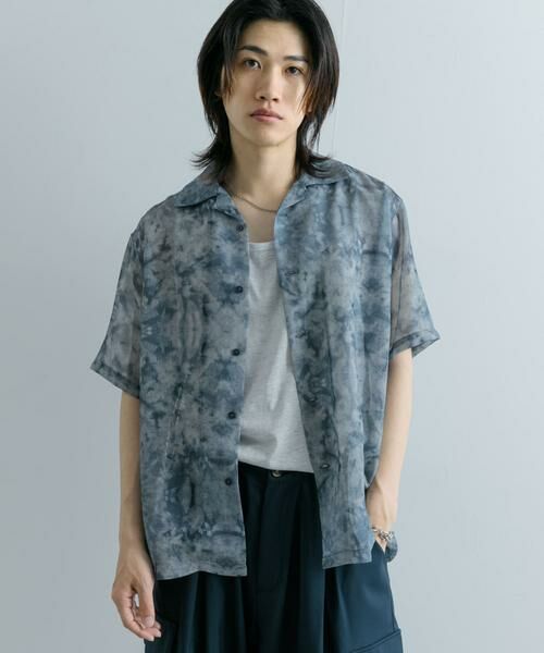 SENSE OF PLACE by URBAN RESEARCH / センスオブプレイス バイ アーバンリサーチ シャツ・ブラウス | シアープリントオープンカラーショートスリーブシャツ | 詳細15