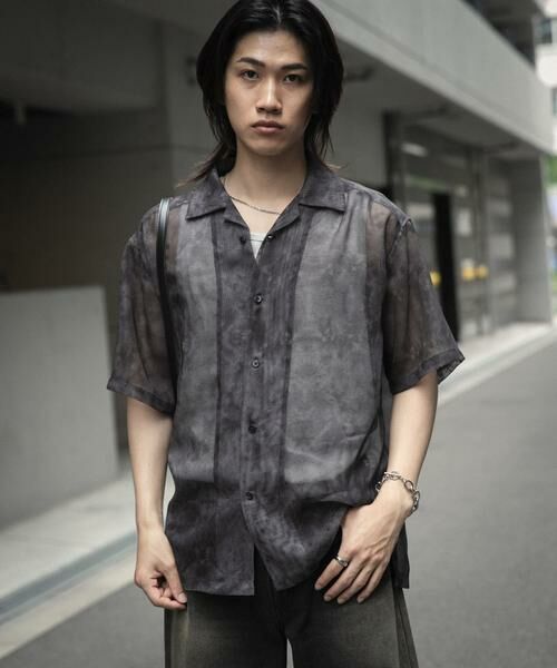 SENSE OF PLACE by URBAN RESEARCH / センスオブプレイス バイ アーバンリサーチ シャツ・ブラウス | シアープリントオープンカラーショートスリーブシャツ | 詳細23