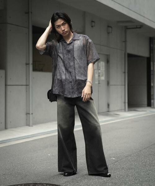 SENSE OF PLACE by URBAN RESEARCH / センスオブプレイス バイ アーバンリサーチ シャツ・ブラウス | シアープリントオープンカラーショートスリーブシャツ | 詳細27