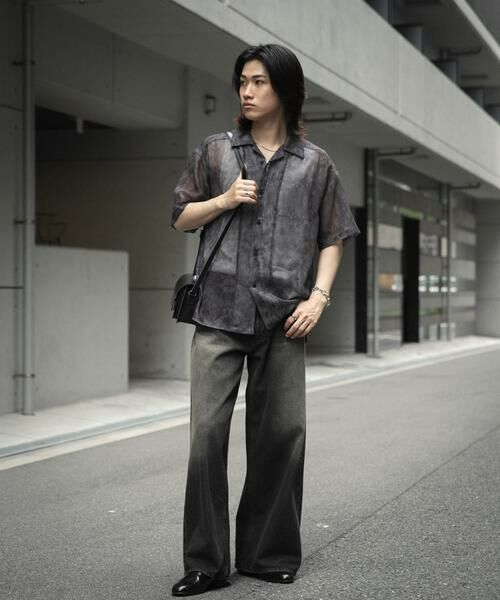 SENSE OF PLACE by URBAN RESEARCH / センスオブプレイス バイ アーバンリサーチ シャツ・ブラウス | シアープリントオープンカラーショートスリーブシャツ | 詳細28