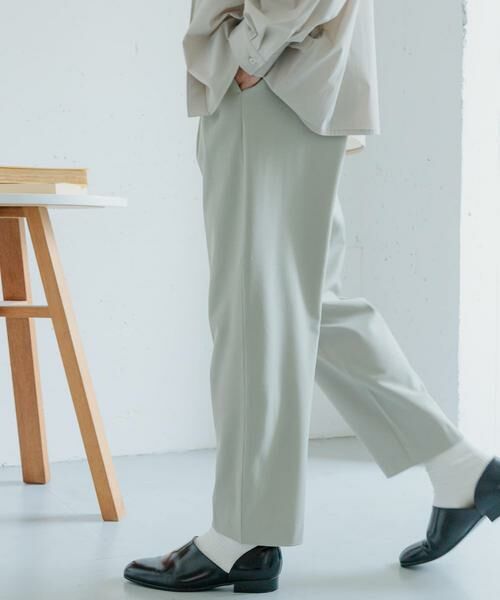 SENSE OF PLACE by URBAN RESEARCH / センスオブプレイス バイ アーバンリサーチ その他パンツ | 『イージーケア/セットアップ対応』ダブルタックテーパードスラックス | 詳細11
