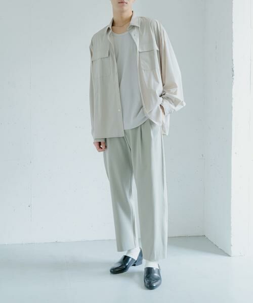 SENSE OF PLACE by URBAN RESEARCH / センスオブプレイス バイ アーバンリサーチ その他パンツ | 『イージーケア/セットアップ対応』ダブルタックテーパードスラックス | 詳細15