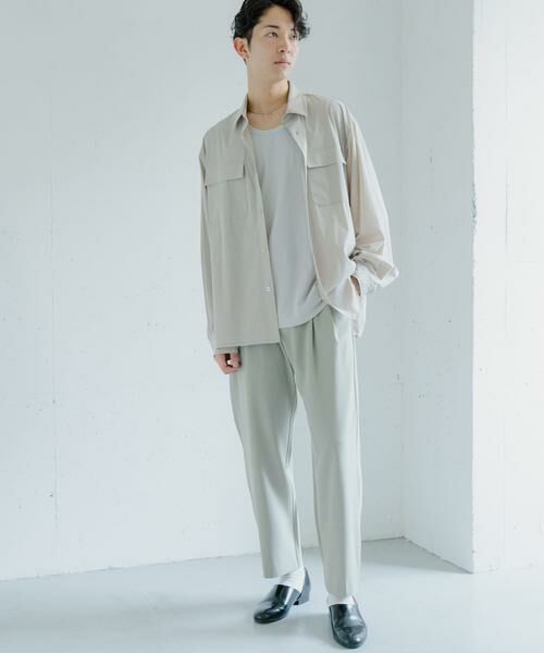 SENSE OF PLACE by URBAN RESEARCH / センスオブプレイス バイ アーバンリサーチ その他パンツ | 『イージーケア/セットアップ対応』ダブルタックテーパードスラックス | 詳細16
