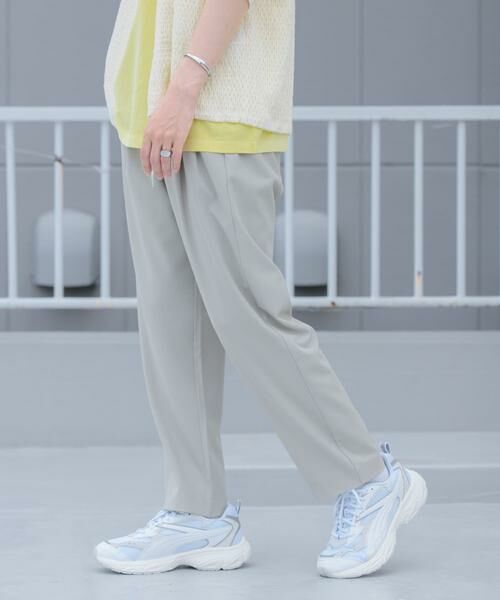 SENSE OF PLACE by URBAN RESEARCH / センスオブプレイス バイ アーバンリサーチ その他パンツ | 『イージーケア/セットアップ対応』ダブルタックテーパードスラックス | 詳細4